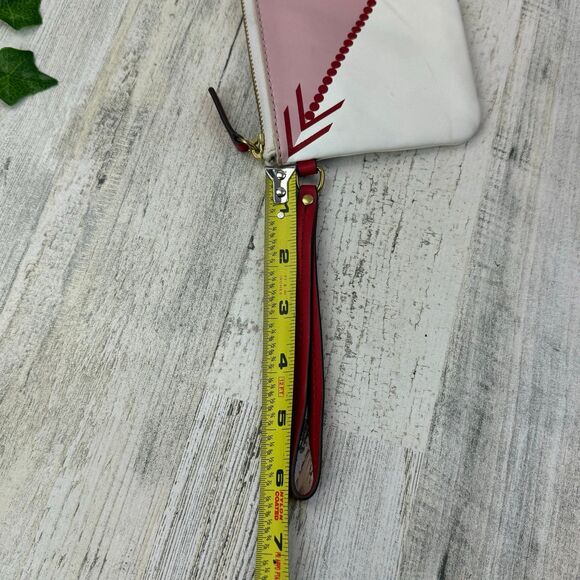 FOSSIL PINK WHITE LEATHER WRISTLET - Picture 7 of 7